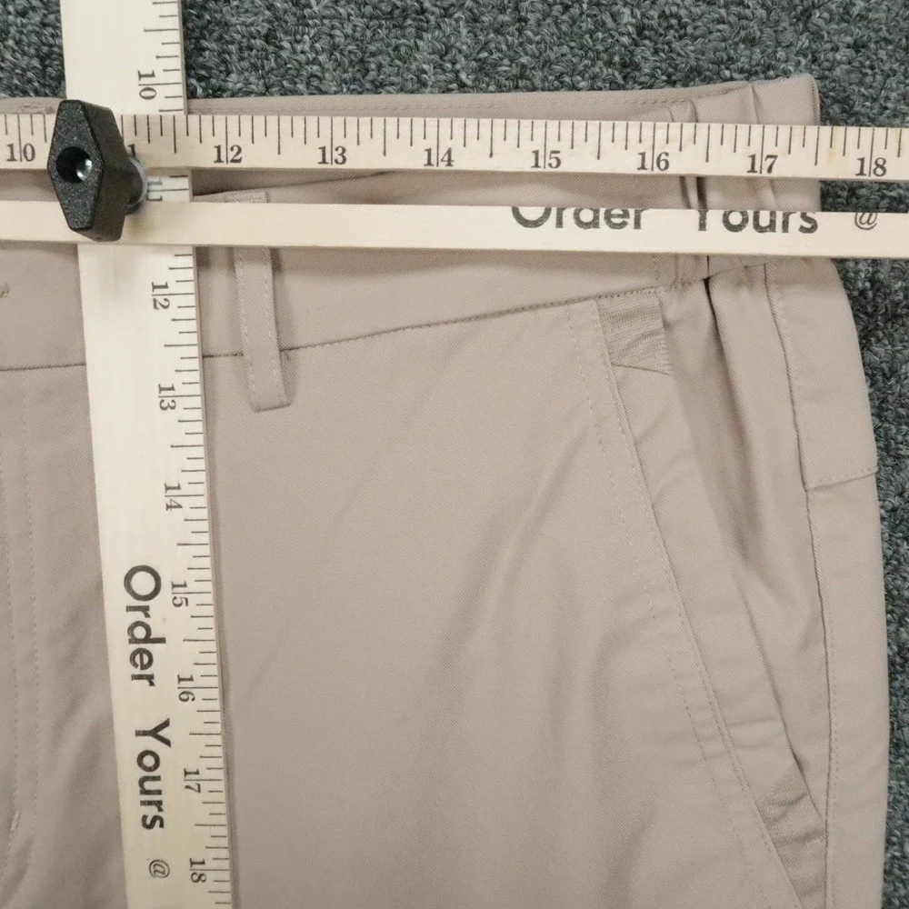 Jack Archer Pants Men 35x32 Oat Khaki Jetsetter Chino Straight Zip Pocket Travel